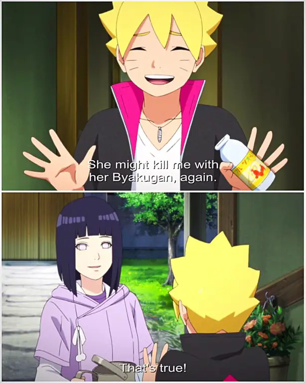 Adegan aksi Boruto