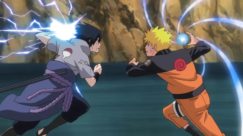 Adegan aksi dalam film Naruto The Last