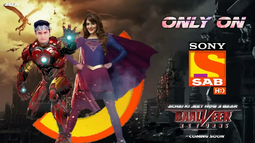 Adegan aksi dalam Baal Veer Returns