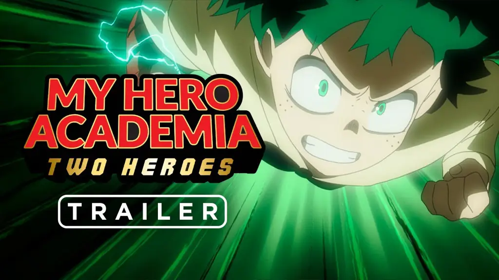 Adegan aksi dalam film Boku no Hero Movie 1