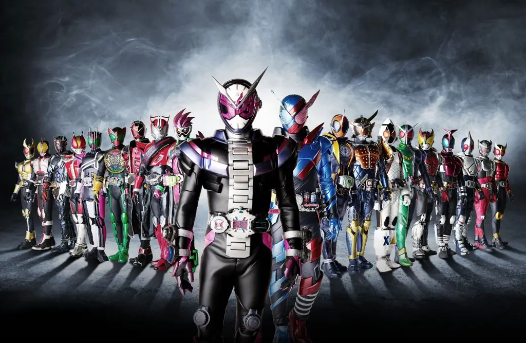 Adegan aksi dalam film Kamen Rider New Generation Forever