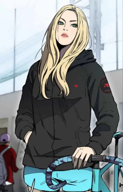 Gambar adegan aksi Wind Breaker