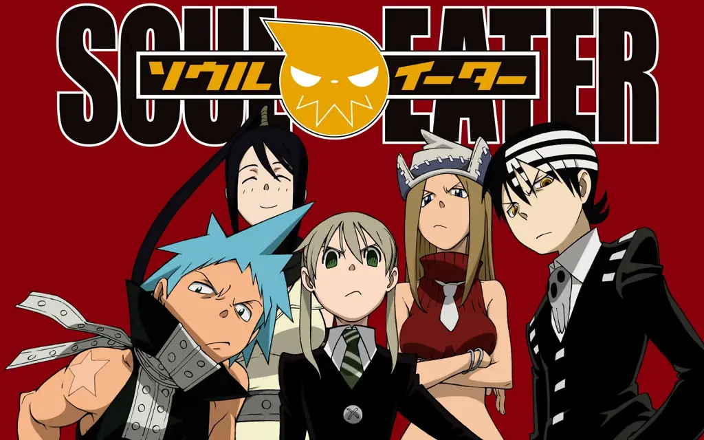 Gambar adegan aksi dari anime Soul Eater