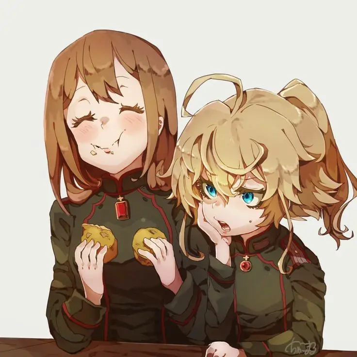 Gambar adegan dari anime Youjo Senki