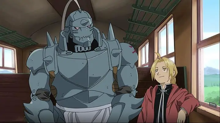 Gambar adegan aksi dari Fullmetal Alchemist Brotherhood