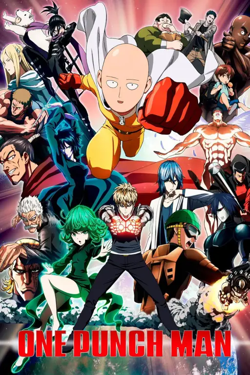 Sangat seru, pertarungan Saitama di One Punch Man Season 3