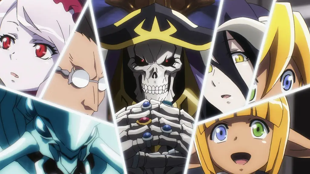 Gambar adegan aksi dari anime Overlord