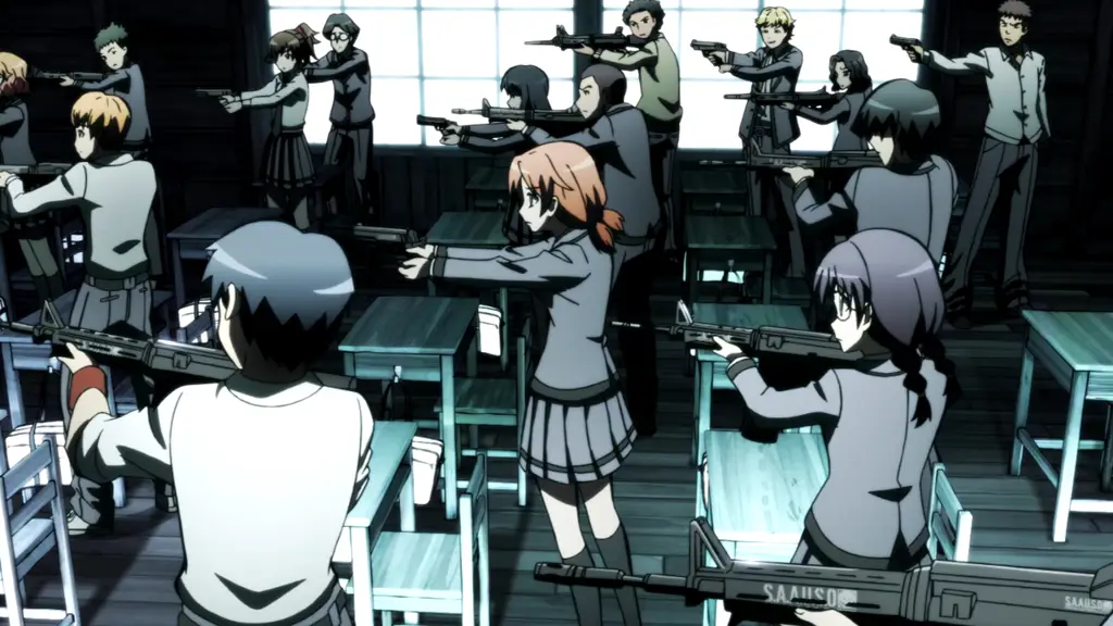 Adegan aksi di Assassination Classroom