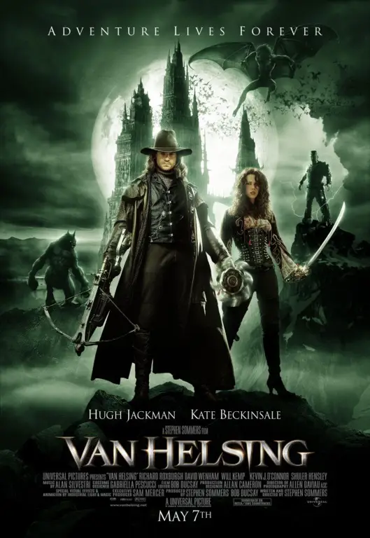 Adegan aksi Van Helsing