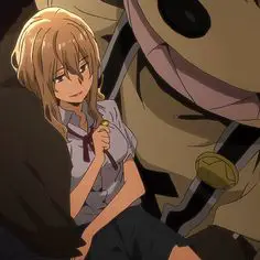 Adegan Aksi Menegangkan Gambar adegan aksi dalam anime Gleipnir