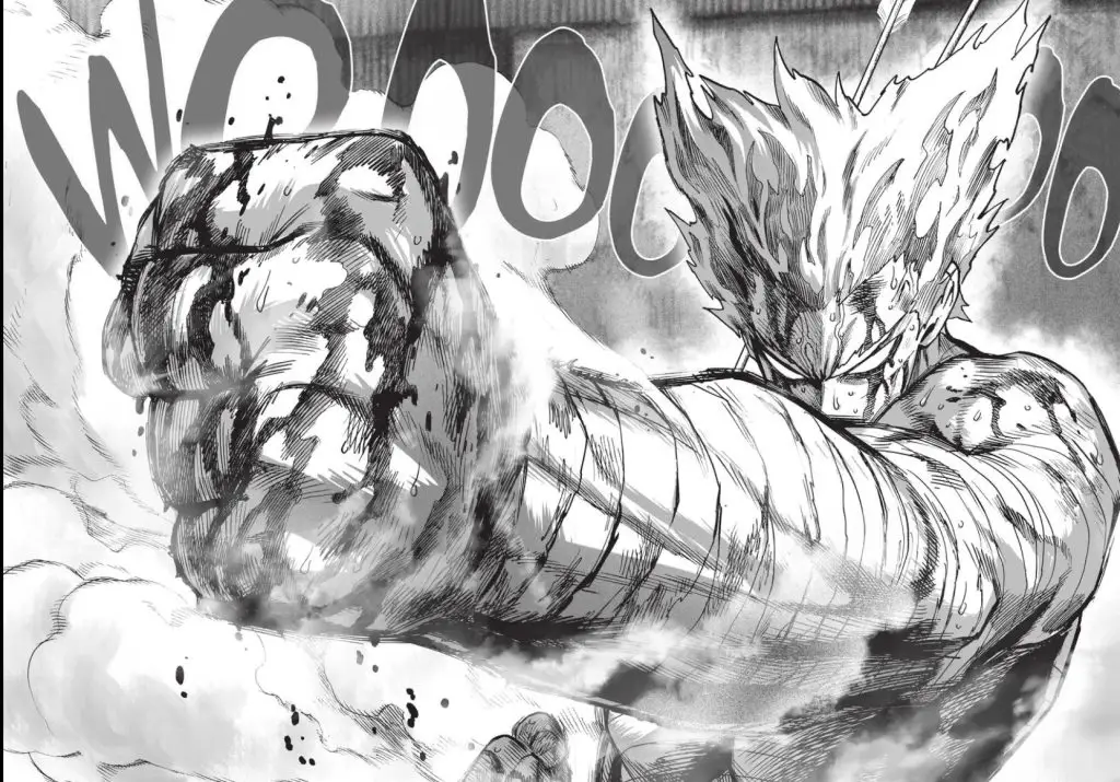 Gambar adegan aksi One Punch Man yang seru