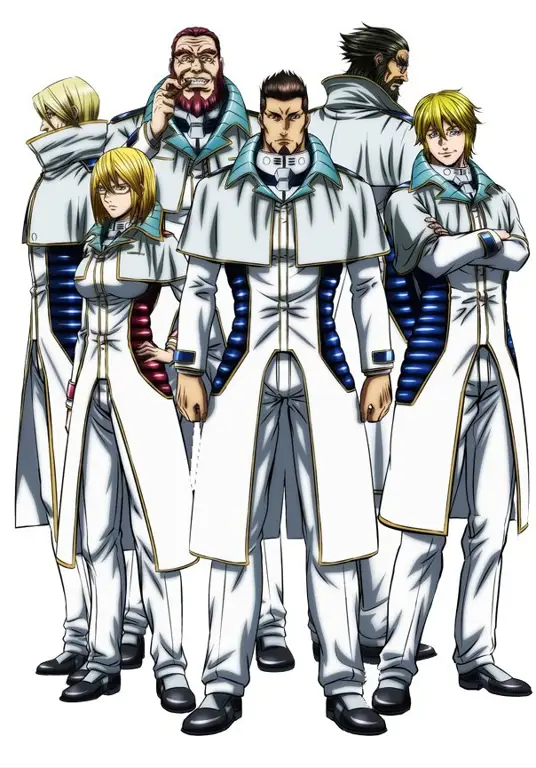 Karakter-karakter dalam anime Terra Formars