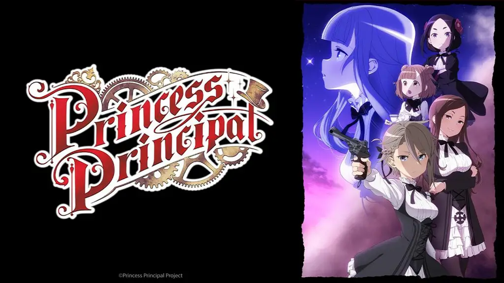 Adegan aksi menegangkan dari anime Princess Principal