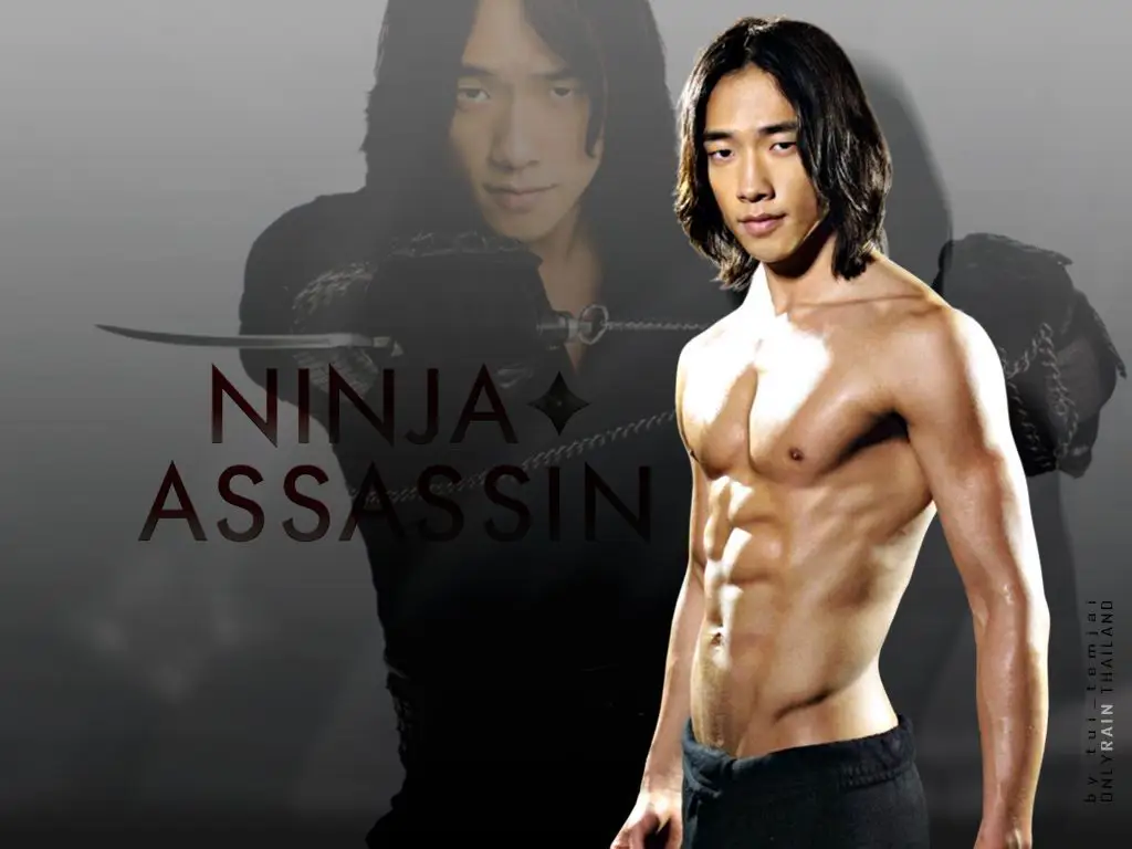 Rain sebagai Raizo dalam film Ninja Assassin