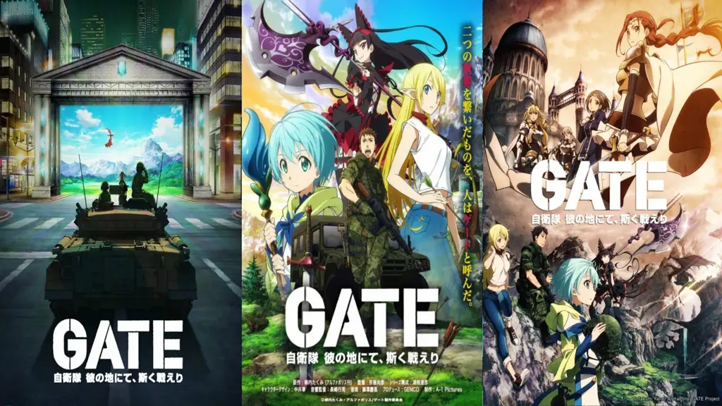 Adegan pertempuran anime GATE