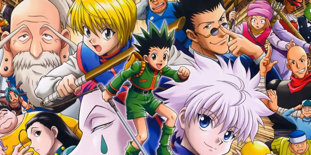 Gambar adegan aksi dari Hunter x Hunter