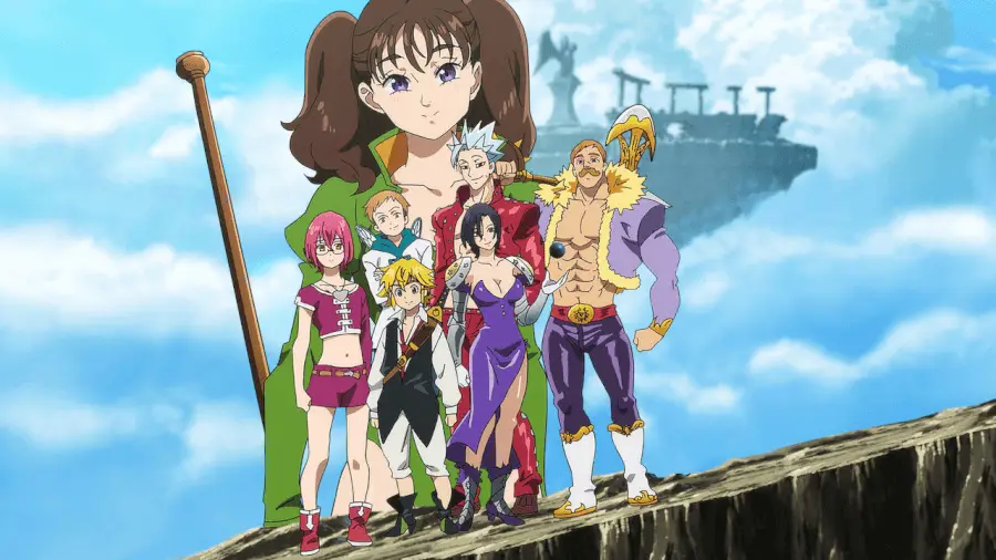 Adegan aksi seru dari anime The Seven Deadly Sins