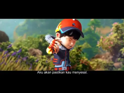 Adegan aksi Boboiboy