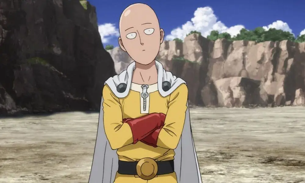 Gambar adegan aksi One Punch Man