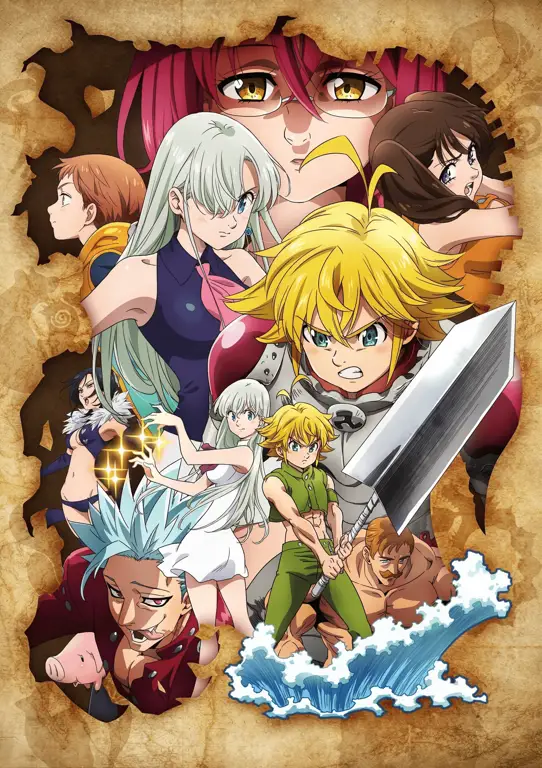 Adegan aksi dari Nanatsu no Taizai