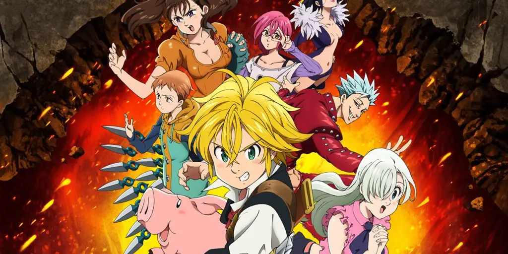 Adegan aksi Seven Deadly Sins