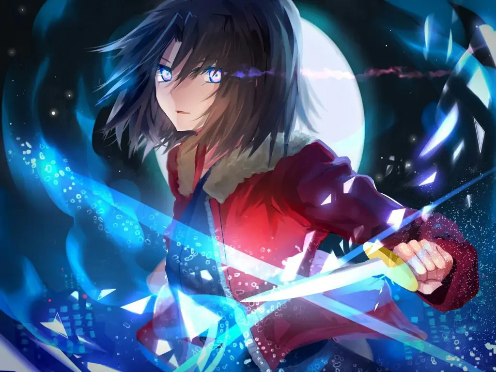 Adegan aksi menegangkan dalam Anime Kara no Kyoukai