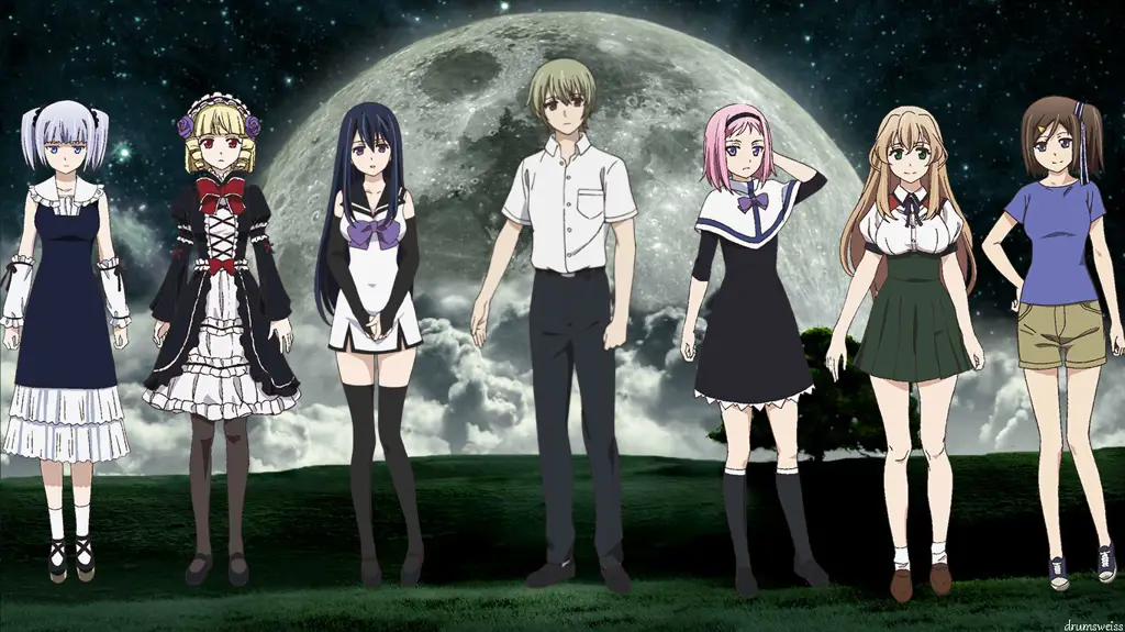 Adegan aksi dalam Brynhildr in the Darkness