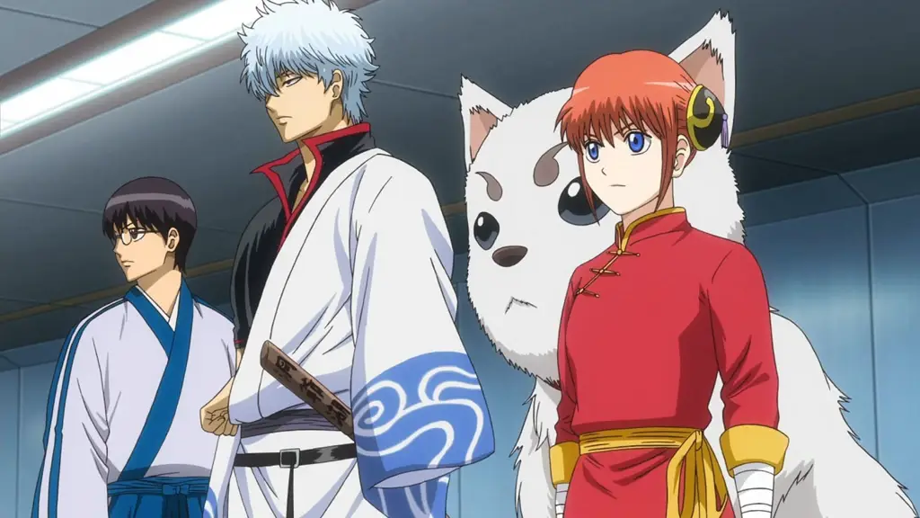 Gambar adegan aksi dalam Gintama