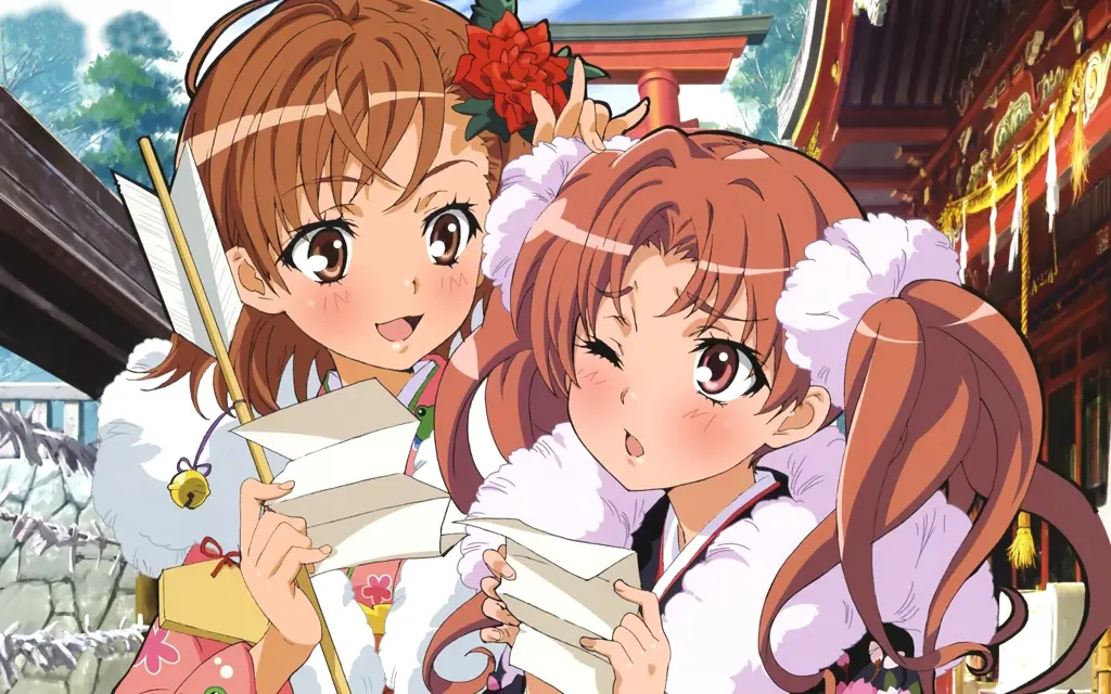Adegan aksi yang menegangkan Gambar adegan aksi dari To Aru Majutsu no Railgun