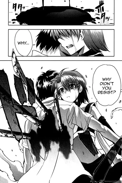 Adegan aksi dalam manga Ichiban Ushiro no Daimaou