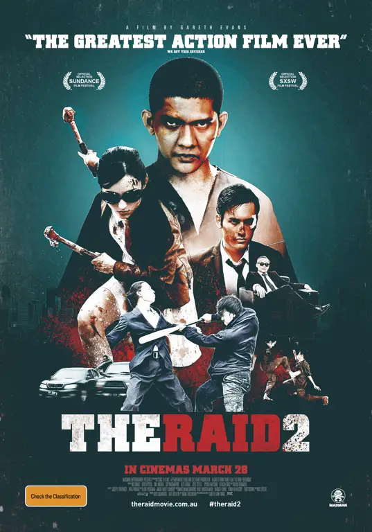 Adegan aksi menegangkan dalam film The Raid 2