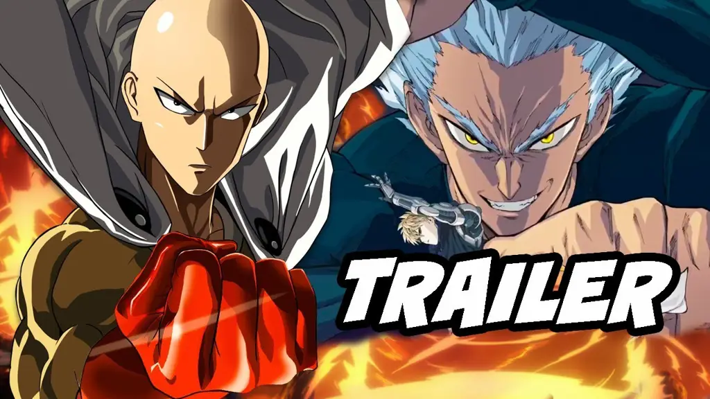 Adegan aksi yang seru Gambar adegan aksi One Punch Man