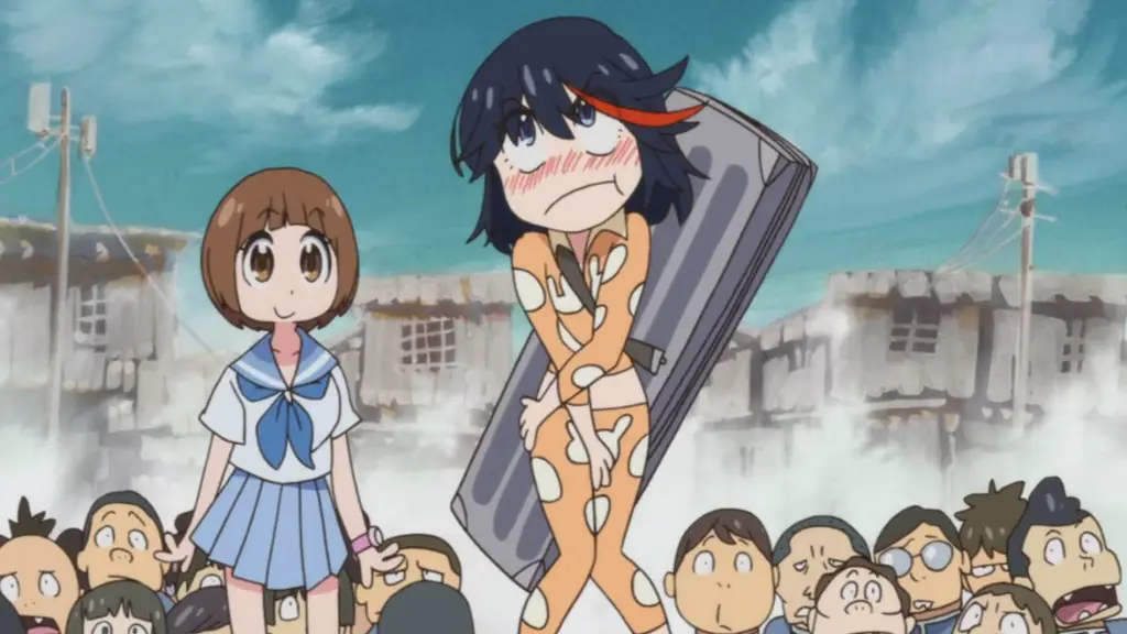 Gambar adegan pertarungan seru dari anime Kill la Kill