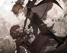 Adegan pertempuran dari anime Youjo Senki