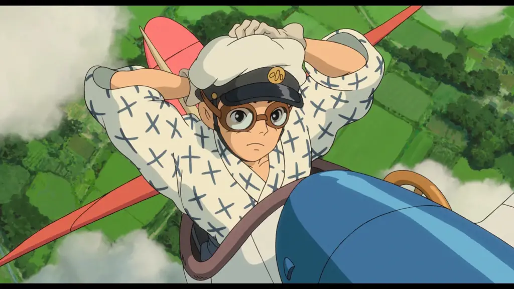 Gambar adegan animasi dari film The Wind Rises