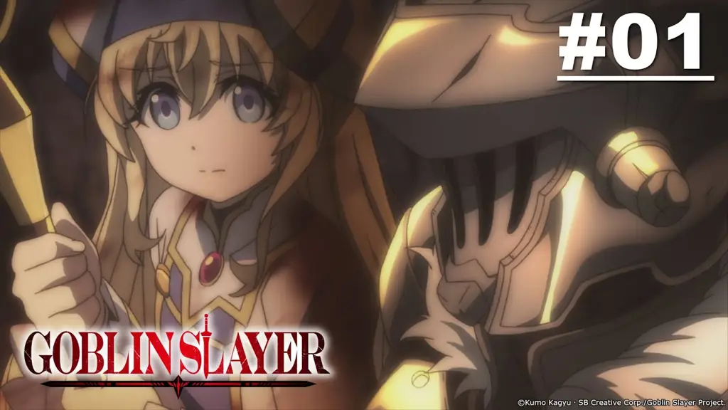 Adegan anime Goblin Slayer yang menegangkan