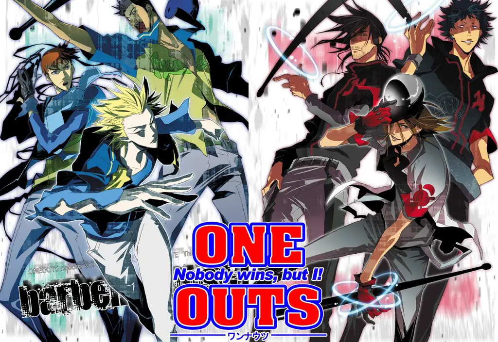 Adegan anime One Outs yang menegangkan