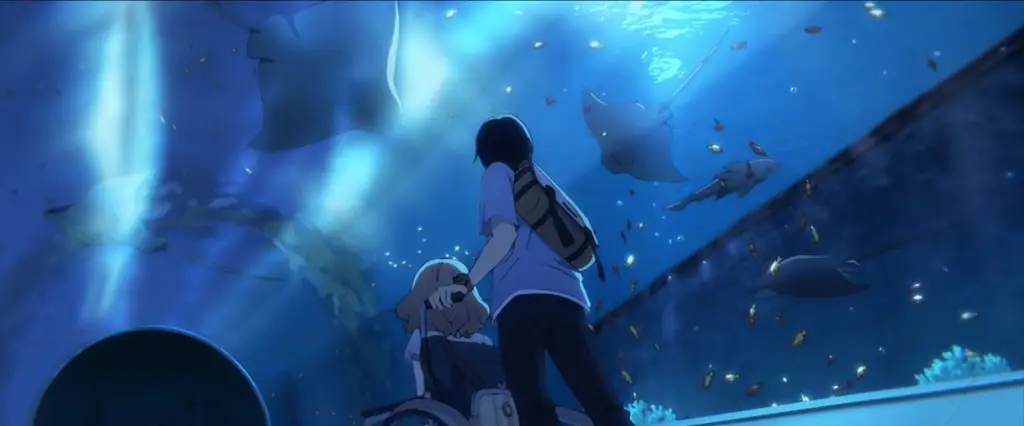 Adegan anime Josee, the Tiger and the Fish yang mengharukan