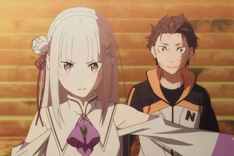 Gambar adegan anime Re:Zero yang ikonik