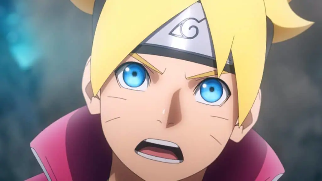 Adegan Boruto dan Naruto bersama