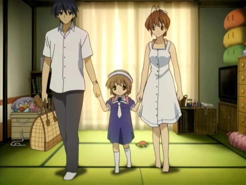 Adegan bahagia dari Clannad After Story