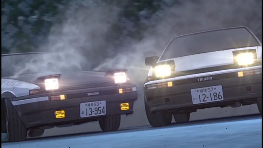 Adegan balap mobil dari Initial D Movie 2014