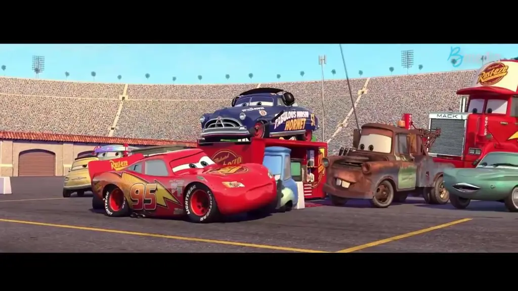 Adegan balapan seru dalam Cars 3