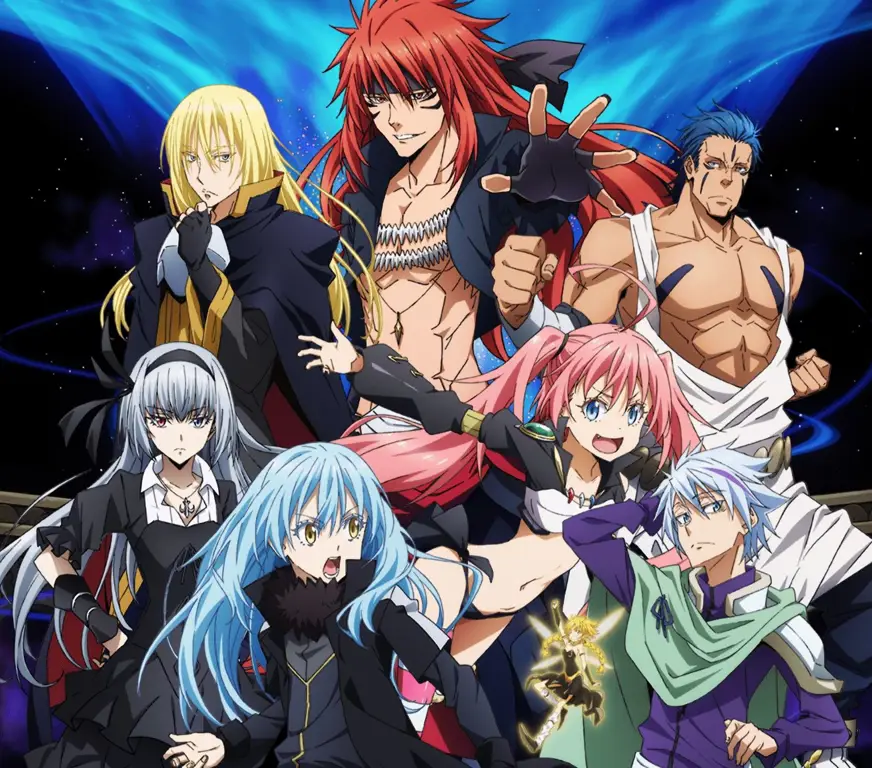 Adegan grup dari anime That Time I Got Reincarnated as a Slime