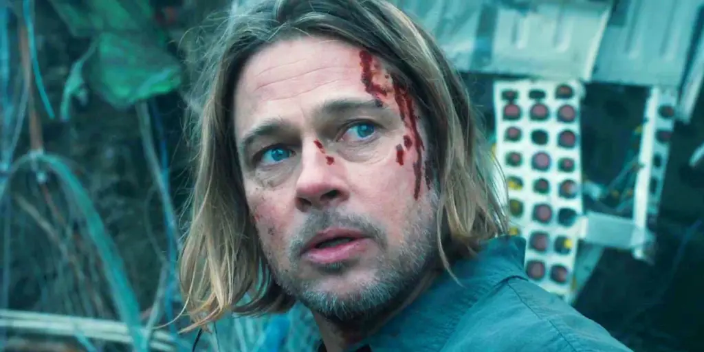 Brad Pitt sebagai Gerry Lane di film World War Z