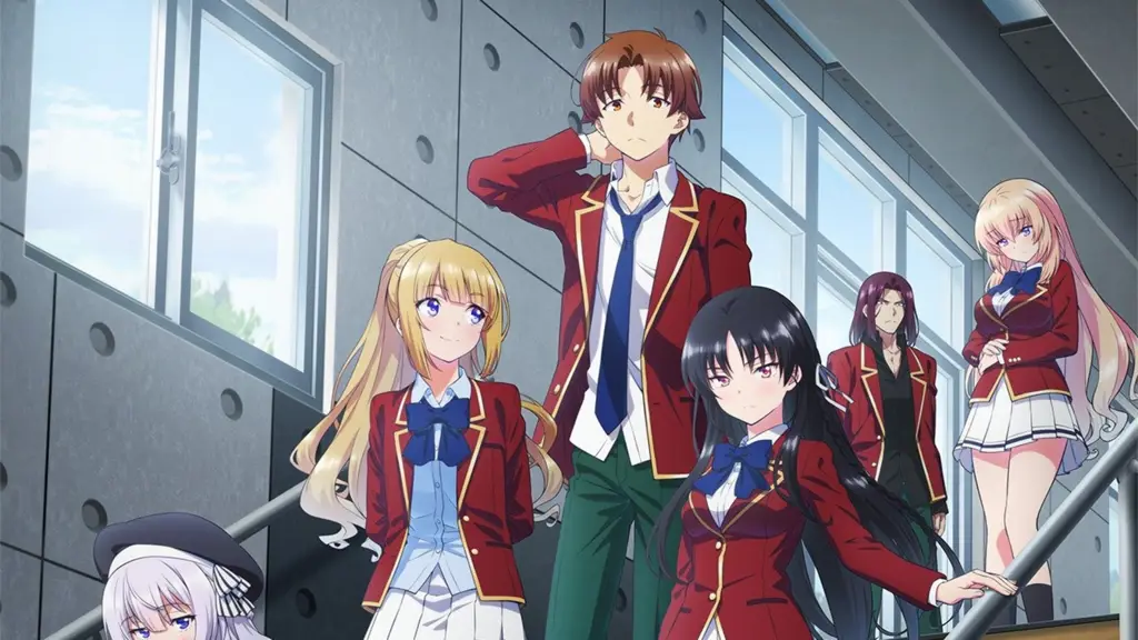 Gambar adegan anime Classroom of the Elite