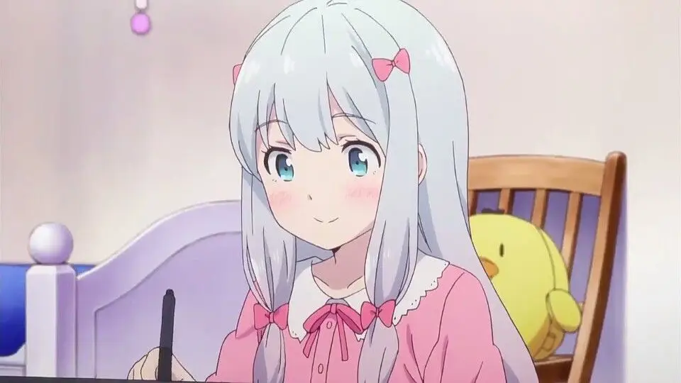 Screenshot Anime Eromanga Sensei