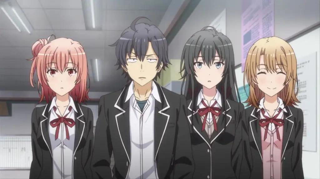 Screenshot dari anime My Teen Romantic Comedy SNAFU