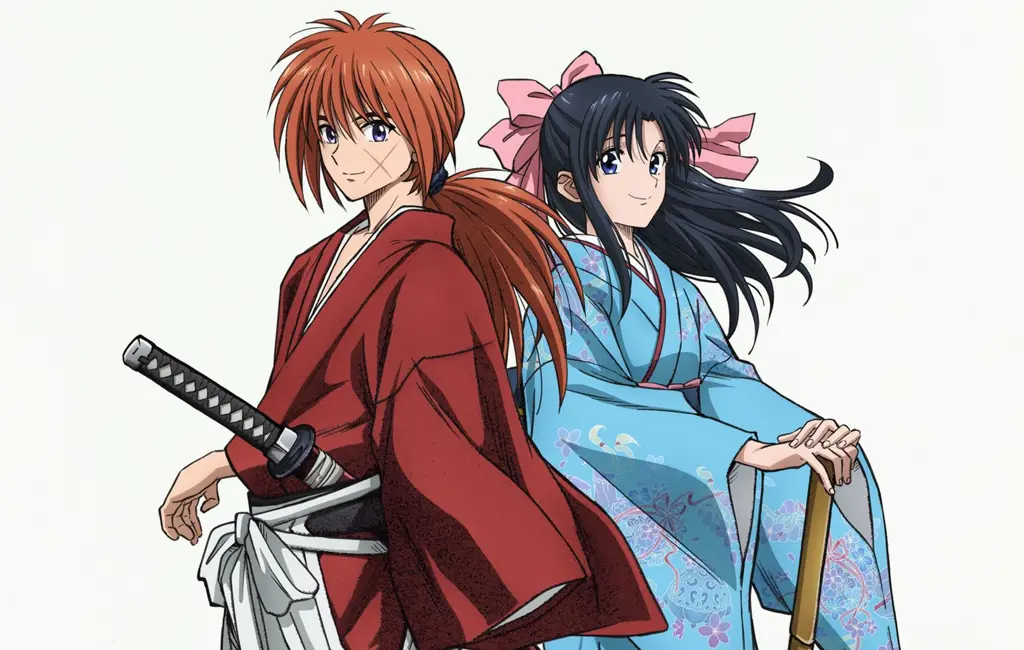 Gambar dari anime Rurouni Kenshin