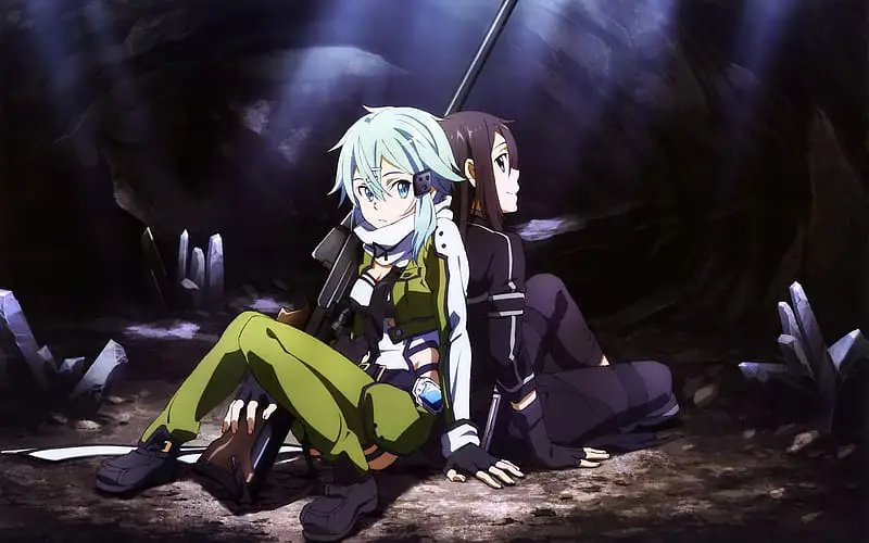 Screenshot dari anime Sword Art Online